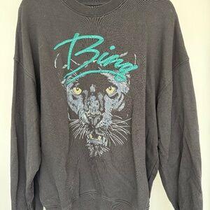 Anine Bing Kenny Panther Sweatshirt